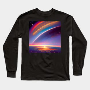 Ethereal Scifi Landscapes 10 Long Sleeve T-Shirt